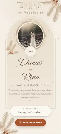Template Boho Pampas