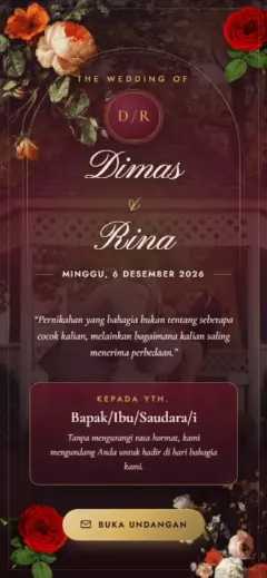 Template Burgundy Moody