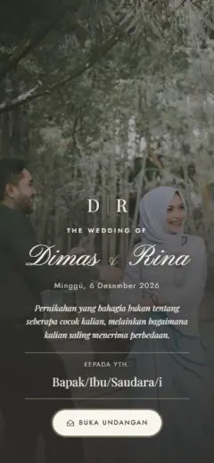 Template Monokrom Elegan