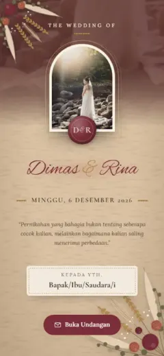 Template Rustic Kraft