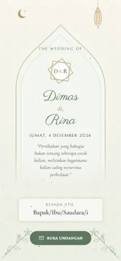 Template Sakinah Tanpa Foto