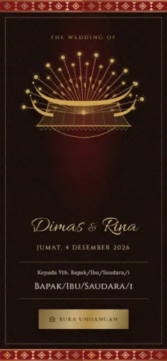 Template Signature Gadang Minang