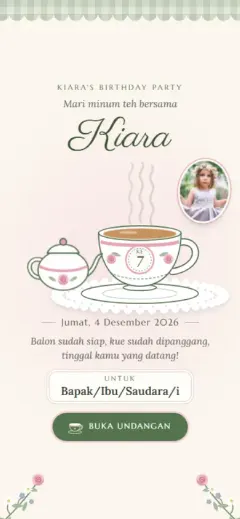 Template Garden Tea Party