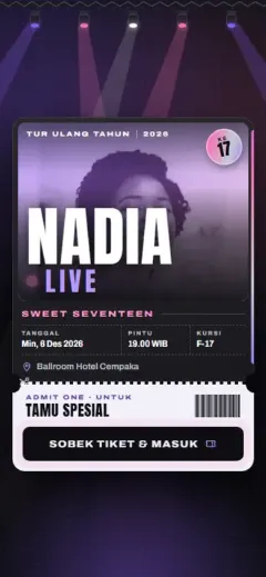 Template Konser Ultah